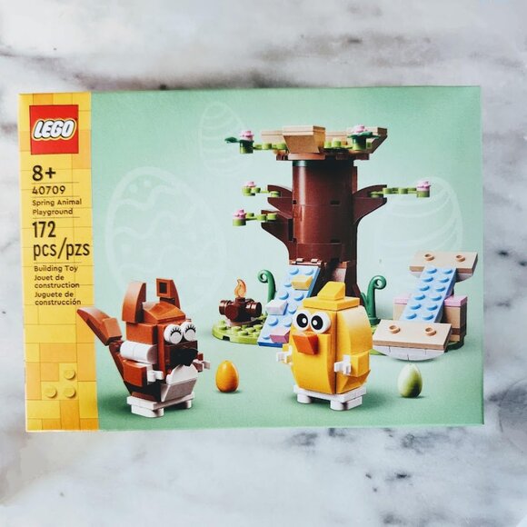 New LEGO Spring Animal Playground Building Toy Set Squirrel Chick Bird Figure 40 - Picture 15 of 16